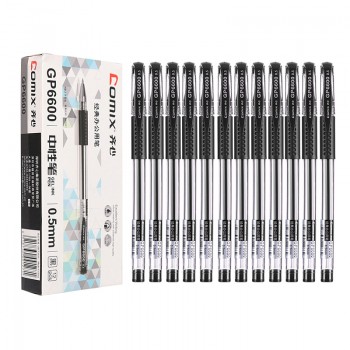 Comix Gel-Ink Pen 0.5mm - Black (Box of 12 pcs)