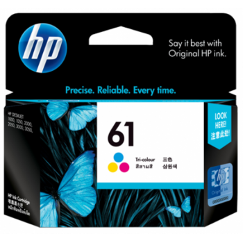 HP 61 Tri-color Ink Cartridge (CH562WA)