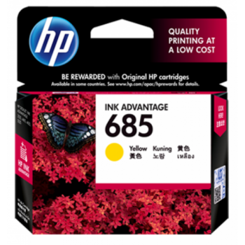 HP 685 Yellow Ink Cartridge (CZ124AA)