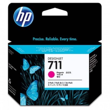 HP 711 3-pack 29-ml Magenta Ink Cartridges (CZ135A)
