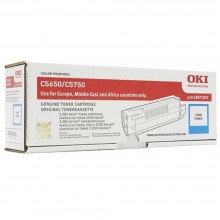 OKI C5650 C5750 Cyan Toner Cartridge (43872311)