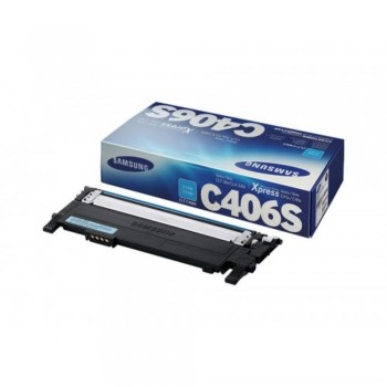 Samsung CLT-C406S Cyan Toner Cartridge (Item No: SG CLT-C406S)