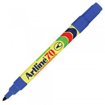 Artline 70 Permanent Marker EK-70 - Refillable 1.5mm Blue 