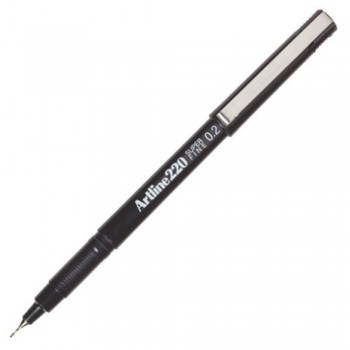 Artline EK-220 Writing Pen 0.2mm Black