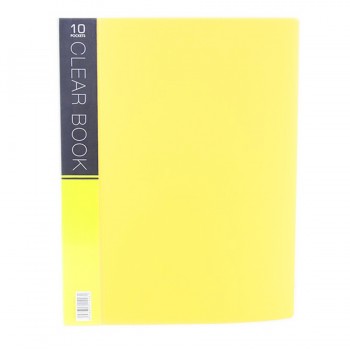CBE Merry Colour Clear Book VK10 A4 YELLOW ( ITEM NO : B10 53 Y )