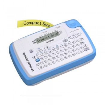 Casio Label Printer - 12 Digits, 1-Line LCD, Compact Size, Barcode Printing, 12mm Print Head (KL-130)