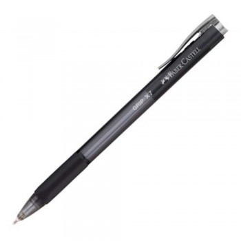 Faber Castell Grip X7 - Ballpoint Pen - Black (Item No: A02-09 GRIPX7BK) A1R1B25