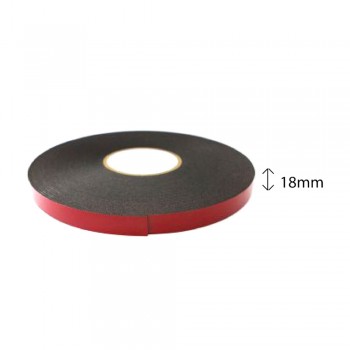 Double Sided PE Foam Tape (Black) - 18mm X 8m