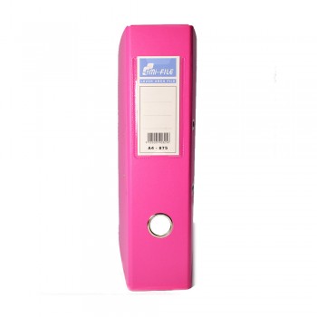 EMI PVC 75mm Lever Arch File A4 - Fancy Pink