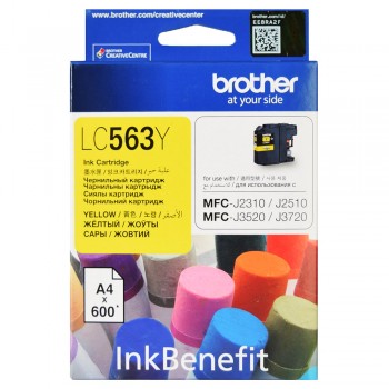 Brother LC-563 Yellow Ink Cartridge 