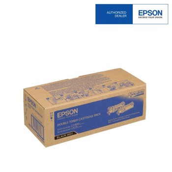 Epson SO50631 Double Cap Black Toner Cartridge (Item No:EPS SO50631)