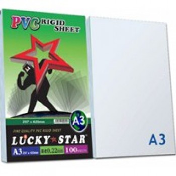 Lucky Star A3  PVC RIGID SHEET ( 100 sheets)