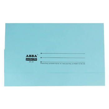 ABBA POCKET FILE 101 (BLUE)