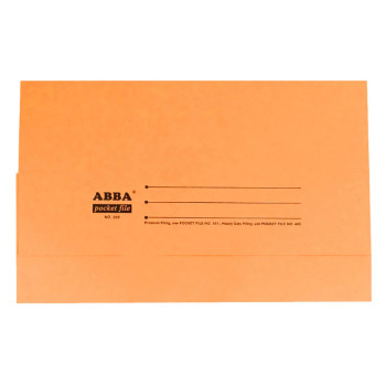 ABBA POCKET FILE 101 (ORANGE)