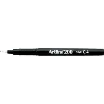 ARTLINE PEN 200 0.4MM BLACK