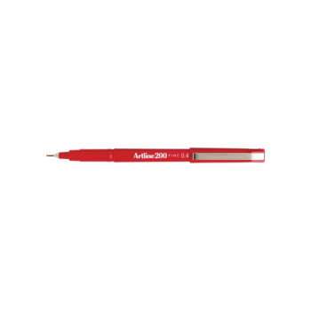 ARTLINE PEN 200 0.4MM RED