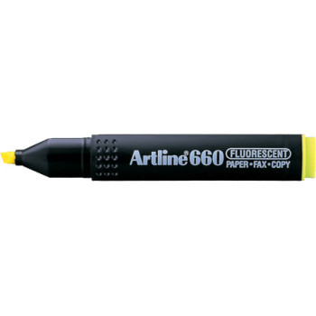 ARTLINE 660 FLUORESCENT HIGHLIGHTER / PCS  YELLOW