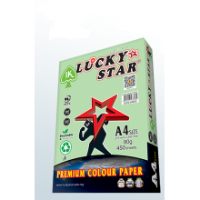 Lucky Star A4 Color Paper - ( CS 130) - Green