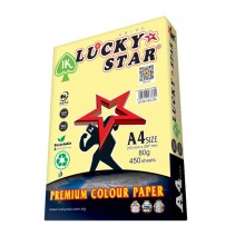 Lucky Star A4 Color Paper - ( CS 160) - Yellow