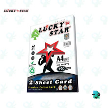 Lucky Star A4 Color Paper - ( CS 123) - White