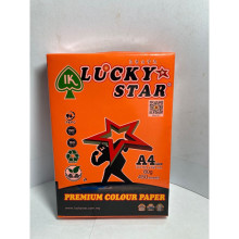 Lucky Star A4 Color Paper - ( CS 240) - Orange