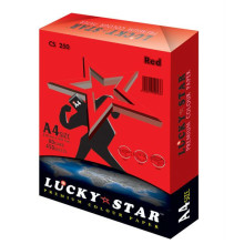 Lucky Star A4 Color Paper - ( CS 250) - Red