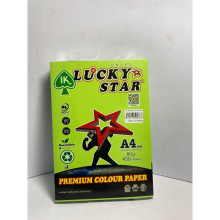 Lucky Star A4 Color Paper - ( CS 321) - Cyber Green