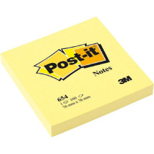 3M 654 POST-IT NOTE 3" X 3" - YELLOW