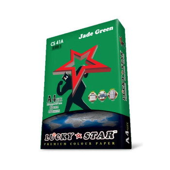 Lucky Star A4 Color Paper - ( CS 41A) - Jade Green