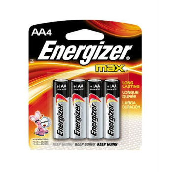 ENERGIZER BATTERY AA (4PCS/CART)