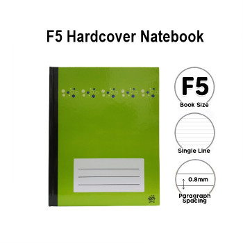 HARD COVER NOTE BOOK (SIZE : F5) 120 PAGES