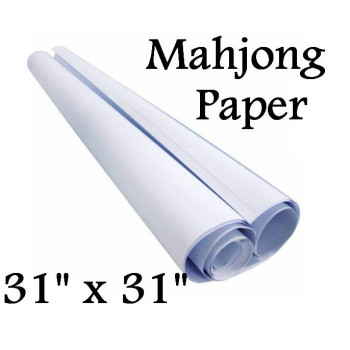 MAHJONG PAPER 31 X 31 50 SHEETS / PACK (WHITE)