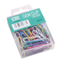 CBE 21333 33MM COLOUR GEM CLIP (70'S)