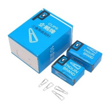 TRIANGLE PAPER CLIP - 10 SMALL BOXES / BIG BOX (25MM)