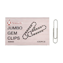 PENGUIN JUMBO GEM CLIPS 50MM (100PCS / BOX)