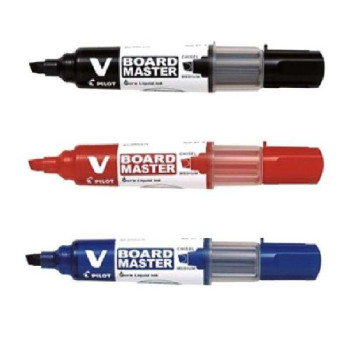 PILOT V-BOARD MASTER WHITEBOARD MARKER BLACK 