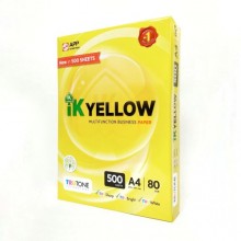 Indah Kiat IK Yellow A4 500's -80gsm